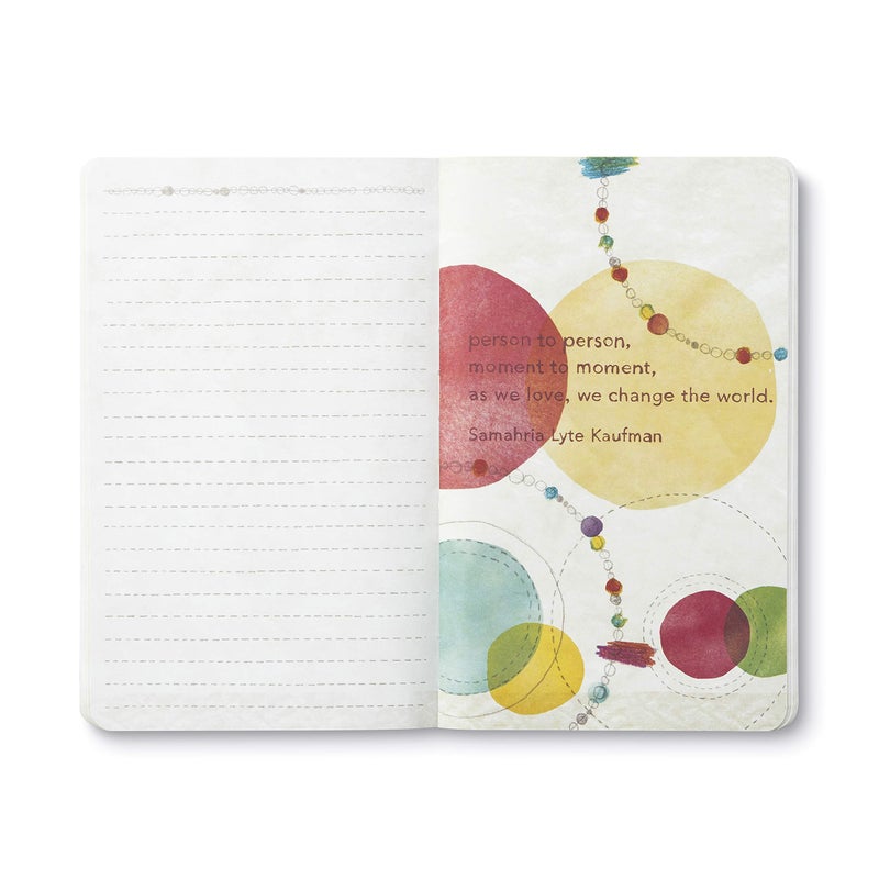 Compendium Softcover Journal - Make the World a Little Kinder. â€“ A Write Now Journal with 128 Lined Pages, 5â€³W x 8â€³H - Image 3